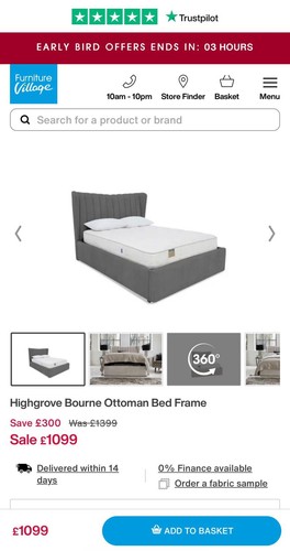 Super king ottoman - super,