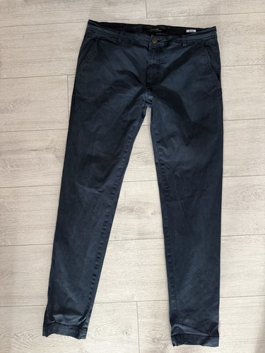 Mens zara chino style navy - zara,