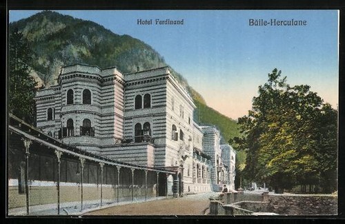 Postcard baile herculane - postcard, baile-herculane