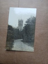 Vintage Postcard Ashton Under Lyne Parish Church Grounds Circa 1912
