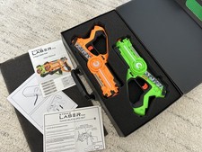 Strike Laser Tag 2-Player Battle Set Toy Shooting Gun Blasters for Kids