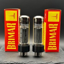 NOS Brimar EL34 Matched Pair