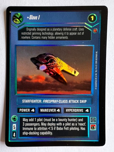 Star wars ccg slave - slave, 1