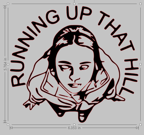 Stranger things sticker vinyl - things,