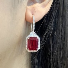 Certified 16ct Lab Grown Ruby