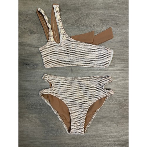 Nessi byrd bikini tan metallic - nessi,