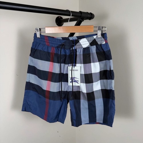 Burberry navy check swimming - navy,