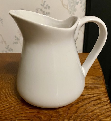 Small white ceramic jug - small,