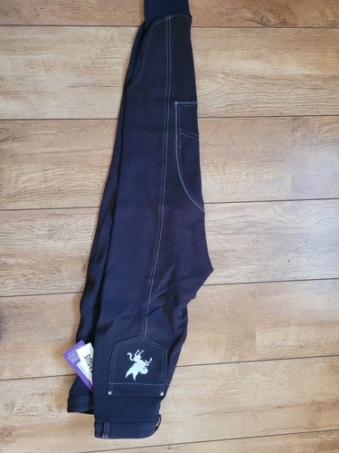 Ladies breeches waist navy - 30",