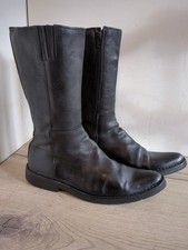 Vintage Leather Biker Boots