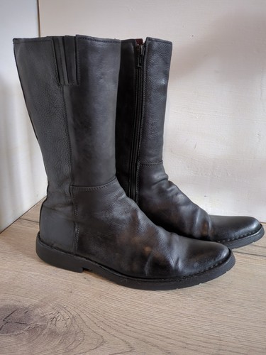 Vintage leather biker - leather,
