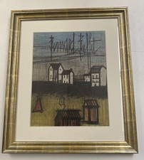 A Small Beach by Bernard Buffet 1967 Colour lithograph