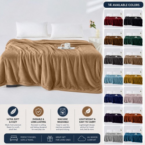 Luxury thick mink blanket - luxury,