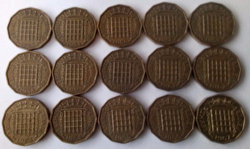 Three penny coin - penny, ii