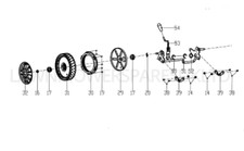 COBRA LAWNMOWER REAR WHEELS &