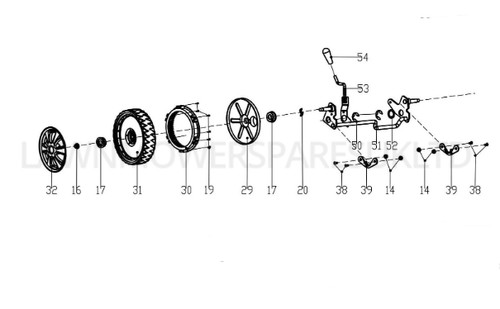 Cobra lawnmower rear wheels - lawnmower,