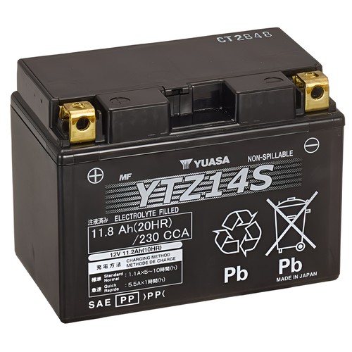 Yuasa ytz14s battery - yuasa,