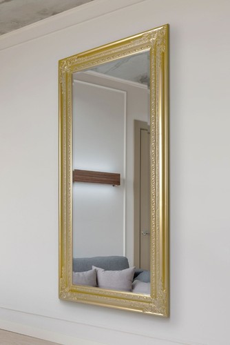 Extra large mirror gold - extra,