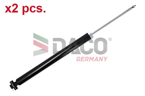 Pcs rear shock absorber set - x2,