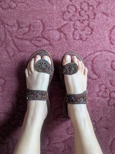 Rare indian brown leather - rare,