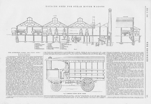 Adams express steam trucks - adams,