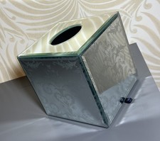 Laura Ashley Josette mirrored tissue box holder excellent condition