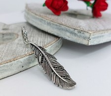 Silver Feather Pendant