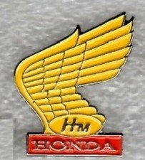 Honda Motorcycle pin badge. HM