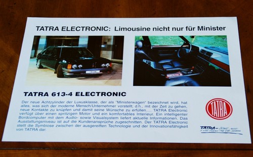 Tatra 613 electronic - tatra, 'electronic'