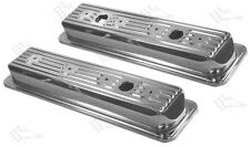 Chrome Valve Covers - SB Small Block Chevy 305-350 - 1987 Up - OEM Style 2-3/8"