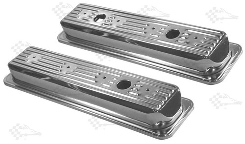 Chrome valve covers sb small - covers,