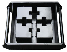 NEW 12 INCH Screen Patio Wall Concrete Cement Mold Cinder Block All Metal New US