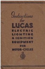 LUCAS MOTORCYCLE DYNAMO