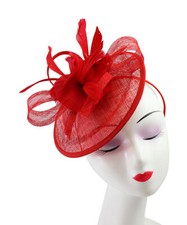 Flower Feather Hair Hat