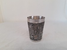 Vintage Pewter Cup Mug West