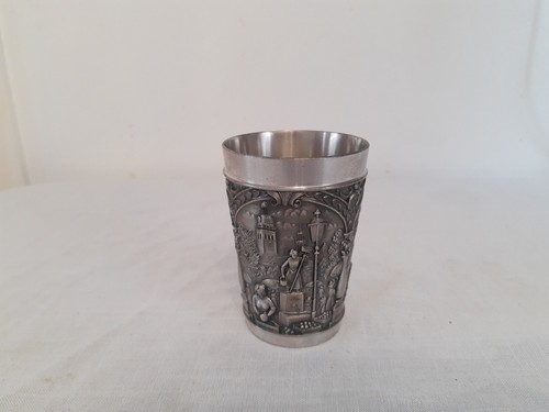 Vintage pewter cup mug - vintage, west