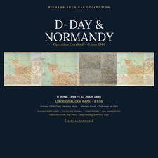 WW2 German OKW Maps D-Day