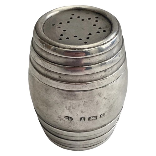 Solid silver pounce - silver, pounce/pepper