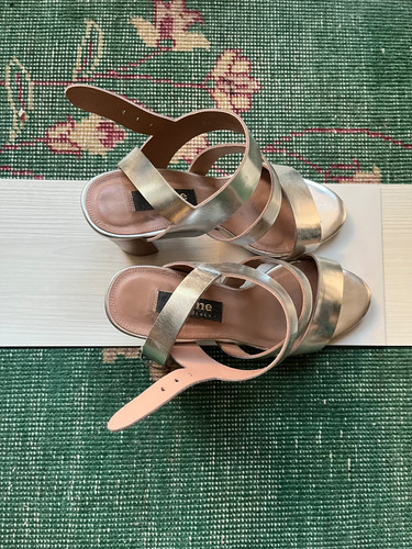 Metallic silver dune - metallic, sandals