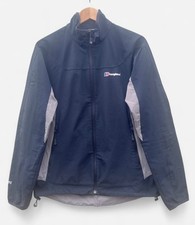 Berghaus Windstopper Men’s Soft Shell Black Grey Full Zip Jacket - Medium