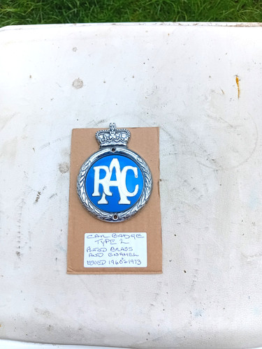 Vintage car badge - vintage, c