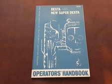 Fordson New Performance Dexta & S. Dexta tractor repro operator's book brochure
