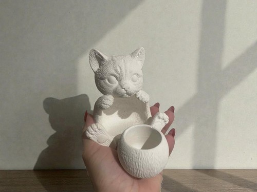 Paint your own pottery-Cat