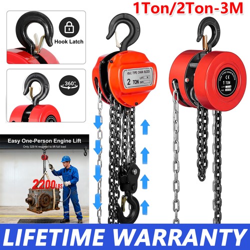 Chain hoist block and - chain,