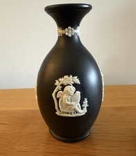 Wedgwood Black Jasperware Vase