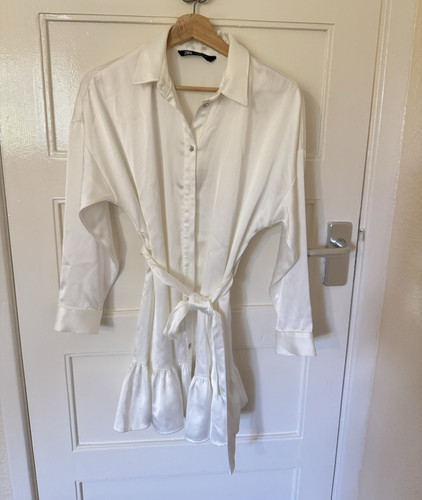 Zara white shirt - dress, size