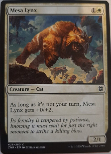 Mesa lynx zendikar - lynx, rising
