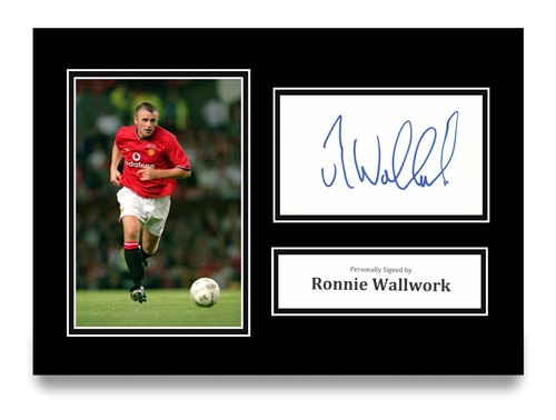 Ronnie wallwork signed - wallwork, a4