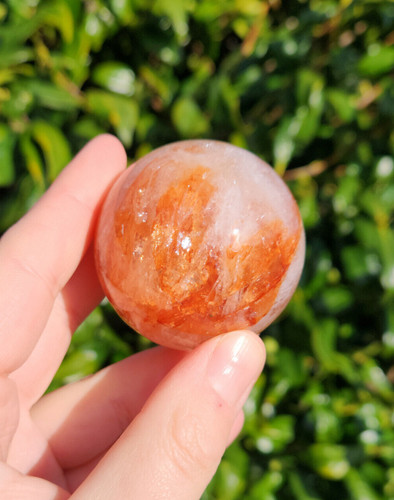 Golden healer and fire quartz - golden,