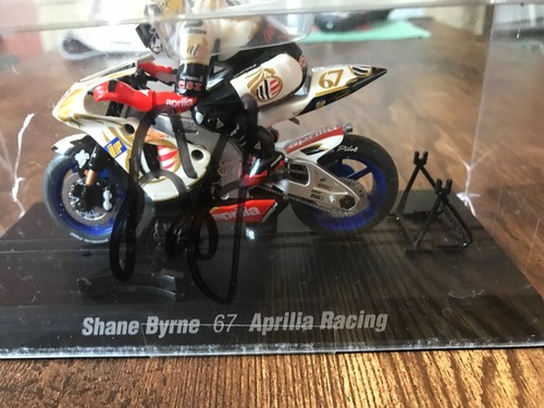 Shakey byrne signed scalextric - shakey,